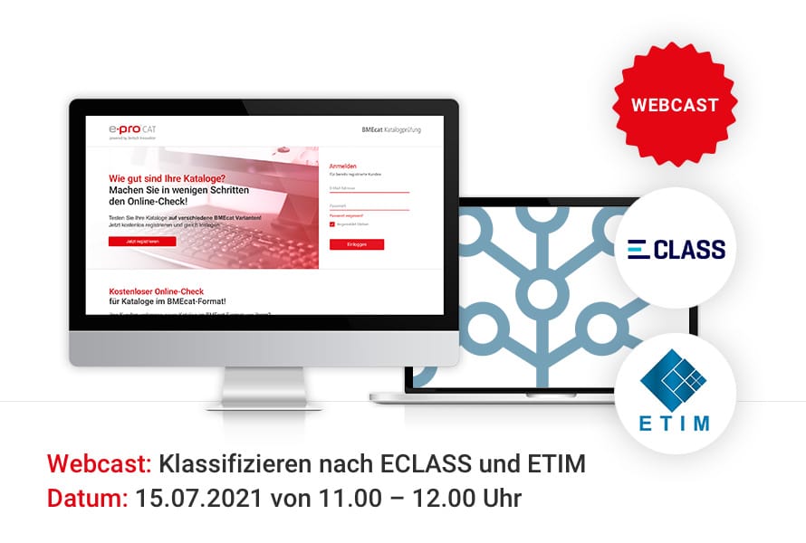 Webcast Klassifizieren nach ECLASS und ETIM
